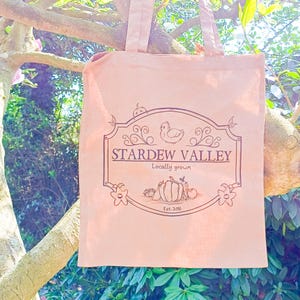 Stardew Valley Tote Bag, Cosy indie Gaming, Cozy Gifts for Gamers