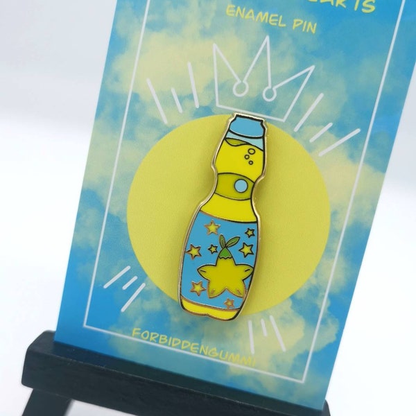 Kingdom Hearts Paopu Fruit Drinks Bottle Enamel Pin