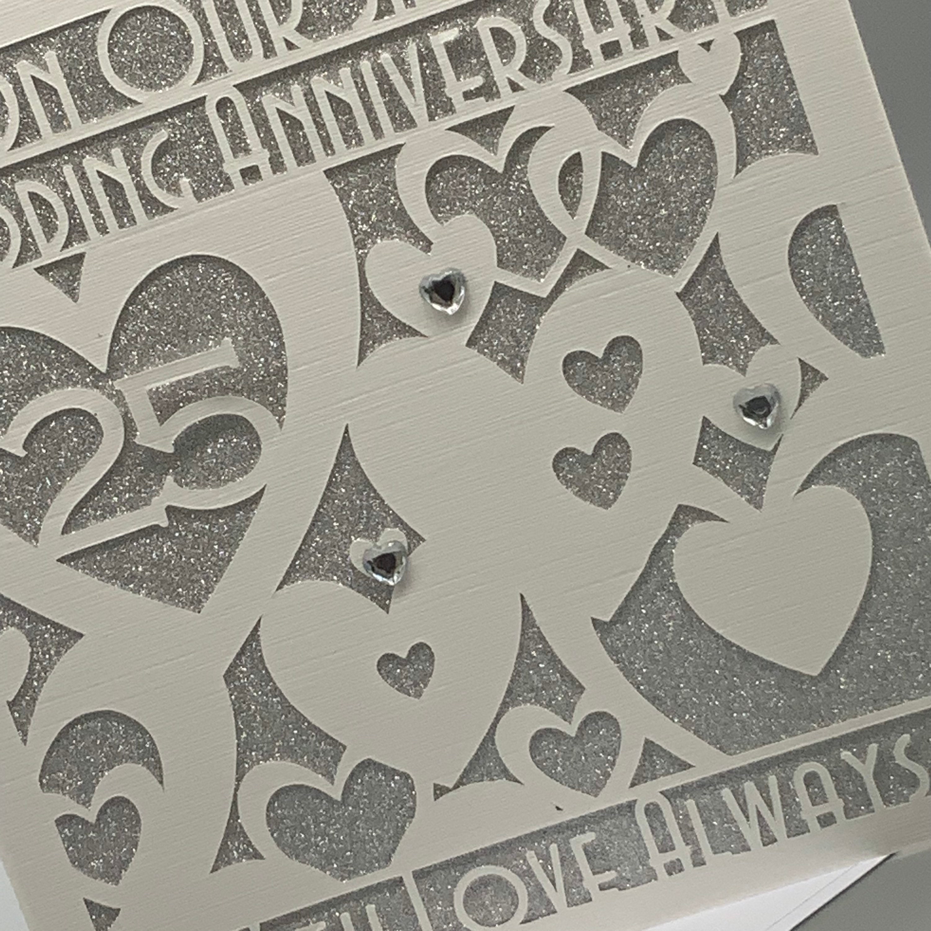 Our Silver Anniversary Card For Your Husband Or Wife With Etsy our-silver-anniversary-card-for-your-husband-or-wife-with-etsy