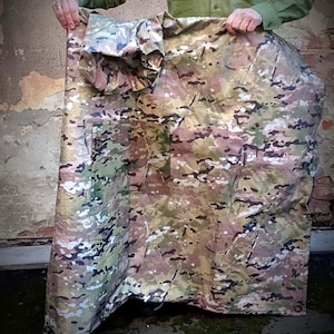 Tactical anti-thermal cloak INTERMAT fabric thermal shielding poncho