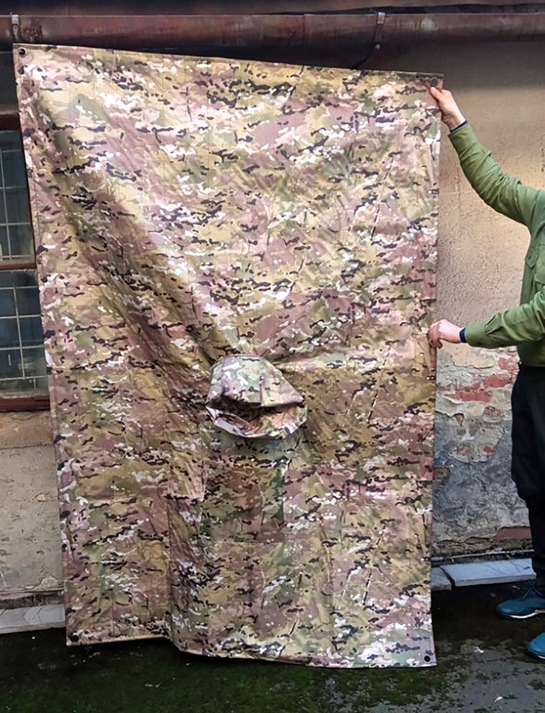 Thermal camouflage poncho field tested anti-thermal army cloak