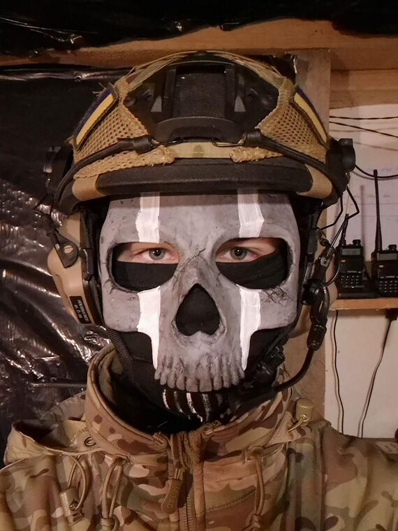 MWII Ghost Mask 2022 COD Cosplay Airsoft Tactical Skull Full Mask