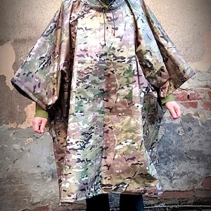 Anti-thermal poncho invisible to drones FLIR blocking combat gear