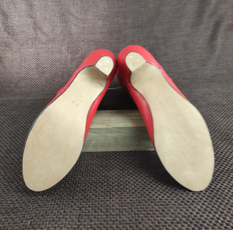 Ukrainian Shoes for Traditional Dance and Theatre Red Leather - Etsy Canada