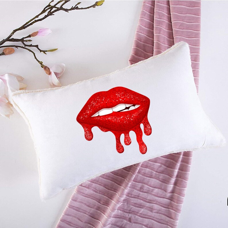 Download Dripping lips png sublimation design glitter lips | Etsy