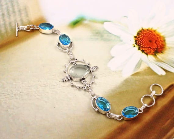 天然 ミスティック トパーズ ブレスレット レディース ピンクゴールド 加工 天然石 お守り 40代 50代 ブランド 天然 ミスティック トパーズ ブレスレット レディース 天然石 お守り