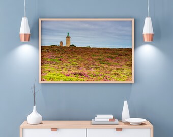 Fotografía del faro de Cap Fréhel en Bretaña