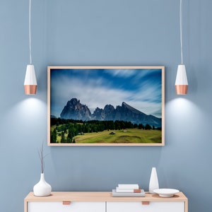 Landscape photography of Alpe Di Siusi in the Dolomites