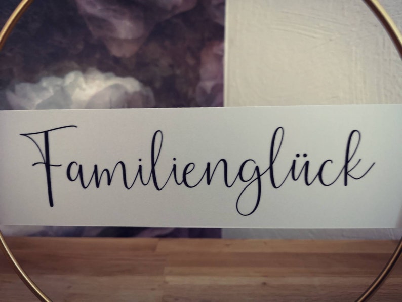 Trockenblumenkranz Dekoration Personalisiert Muttertag Bild 7