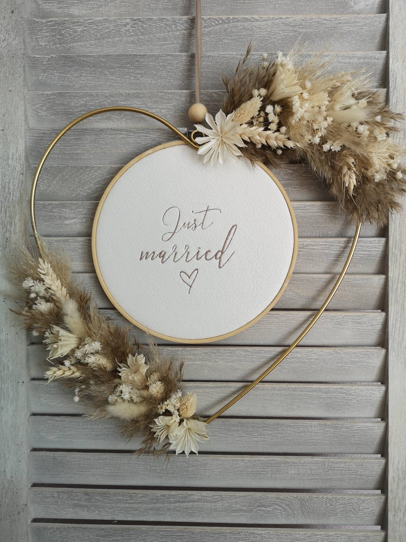 Türkranz Hochzeit Geschenkidee Trockenblumen Dekoration Etsy