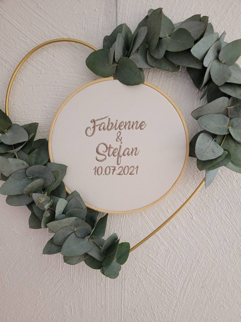 Türkranz Hochzeit Geschenkidee Trockenblumen Dekoration Etsy