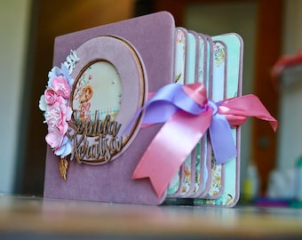 baby photo album, baby girl photo album, baby girl scrapbook, baby memory book, Baby Girl Photo Album, Personalized Baby Book