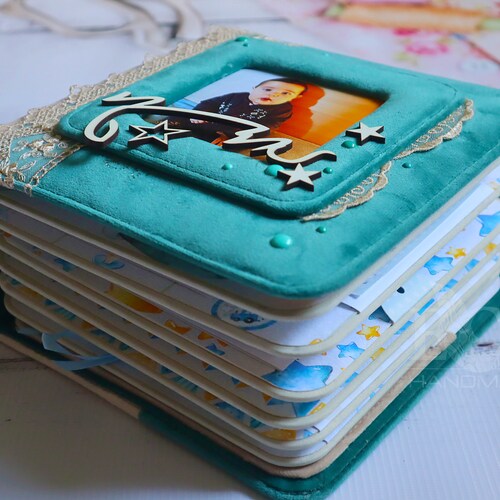 Baby Boy Photo Album Newborn Album Baby Gift Baby Book Etsy