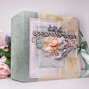 baby photo album, baby girl photo album, baby girl scrapbook, baby memory book, Baby Girl Photo Album,  Personalized Baby Book