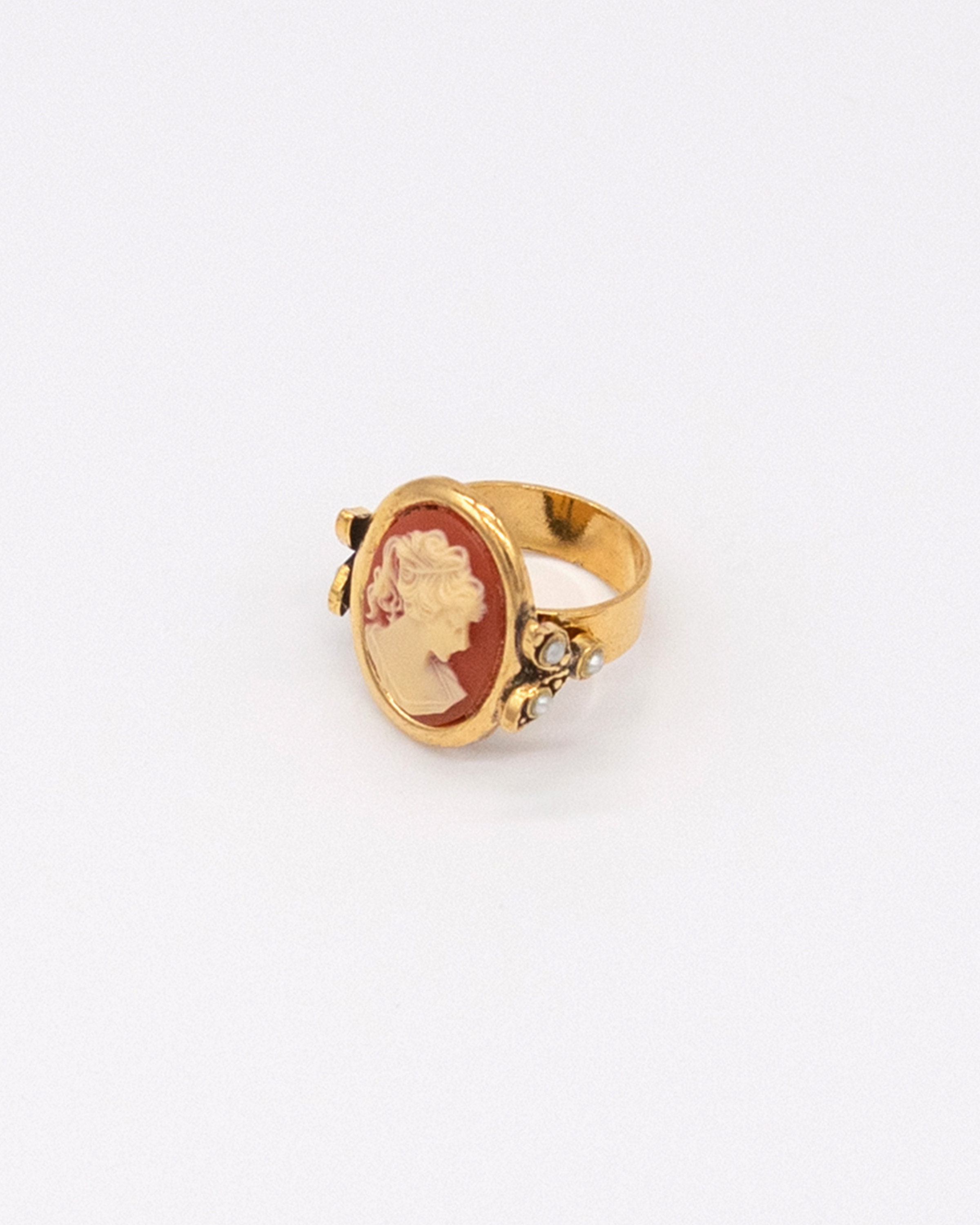 Bague en or camee Bague faite main bague vintage bijoux Art nouveau bijoux victoriens bague art deco bijoux baroques bague camee bague topaze Etsy France