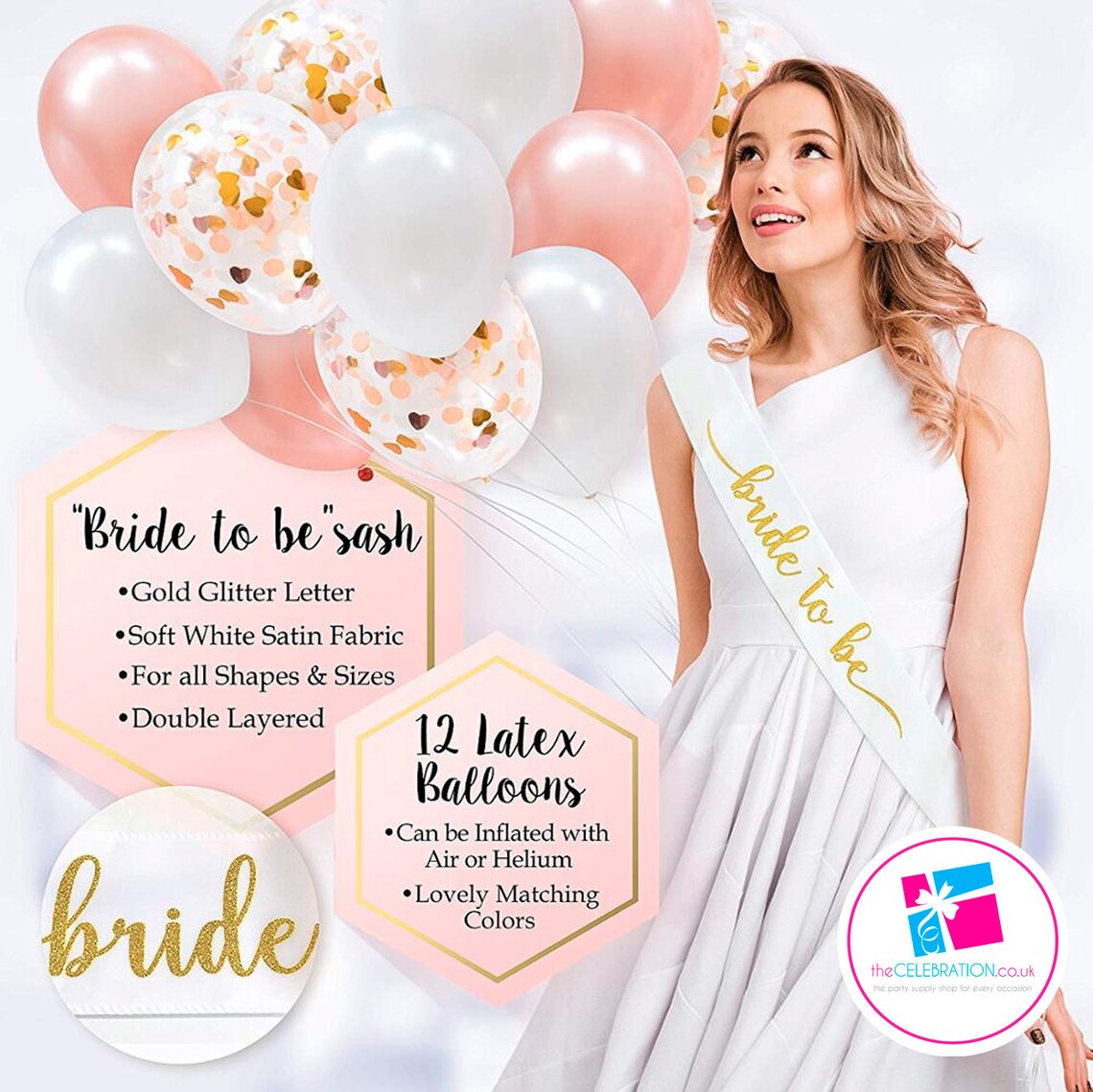 Hen Party Decorations Kit Gold Glitter Hen Party Kit Hen Etsy