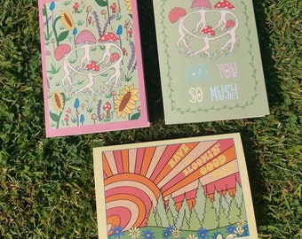 Cute A6 greeting card bundle