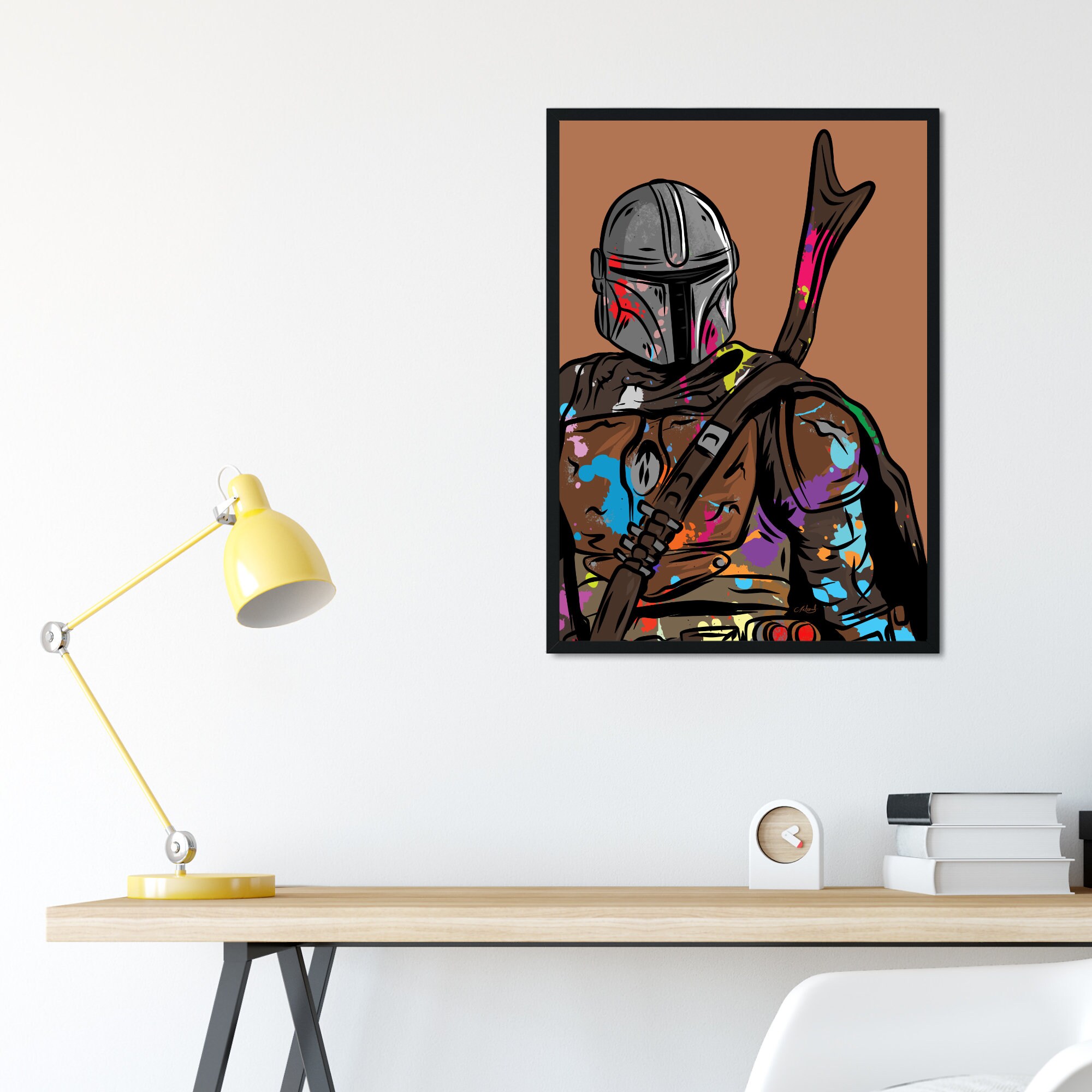 Bounty Hunter Inspired Graffiti Art Print - Etsy