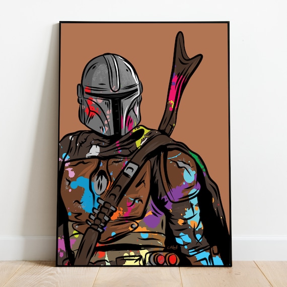 Bounty Hunter Inspired Graffiti Art Print - Etsy