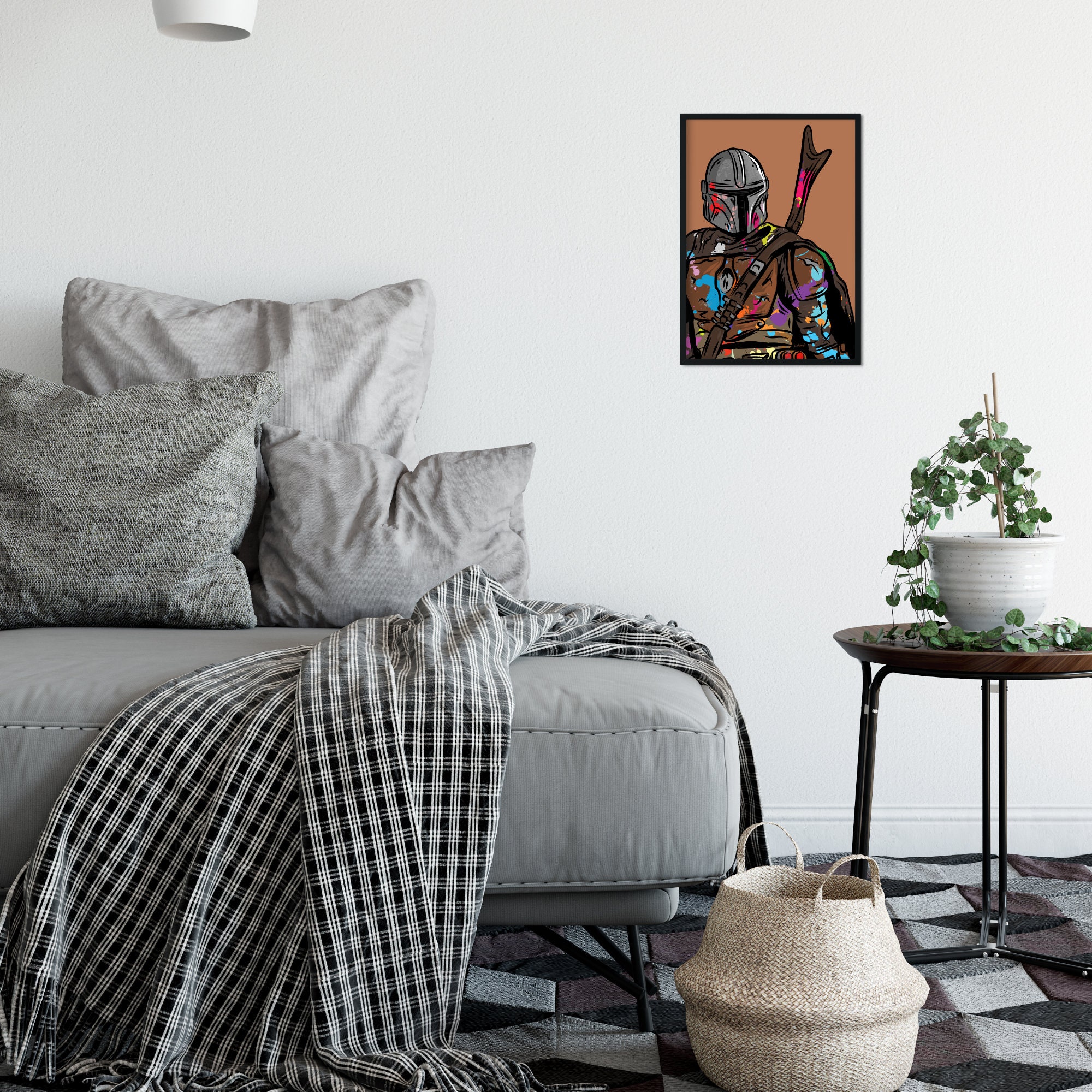 Bounty Hunter Inspired Graffiti Art Print - Etsy