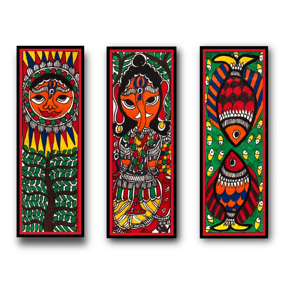 Madhubani Painting Madhubani Art Indian Painting Indian Decor Madhubani