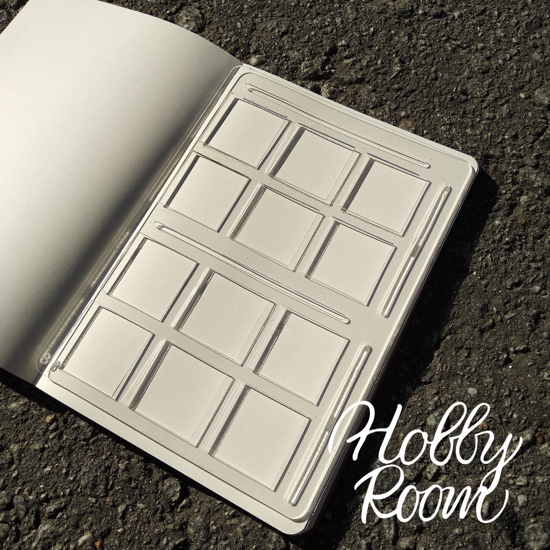 Stencil for Drawing Tangle Patterns - Organizing a Notebook Page - Step ...