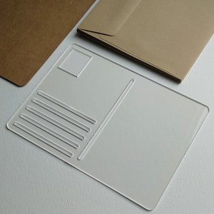 Lot de 10 enveloppes et cartes vierges + pochoir - Enveloppes d'anniversaire - Cartes vierges pour la fabrication de cartes - Cartes prêtes à l'emploi