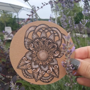 10 stuks: ronde papieren tegel van 3,5, 4,5 en 4,7 inc - blanco kunstenaarskaarten - blanco karton - hanglabels - tekenpapier handgemaakte benodigdheden mandala