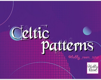 PDF -  Instructions for using stencils, instructions for drawing celtic patterns on paper, on paper tiles, in a notebook