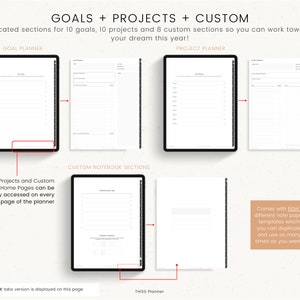UNDATED Digital Planner, PORTRAIT Planner Template, GoodNotes Planner Notability iPad Planner, Daily Planner Digital Journal MINIMALIST image 7