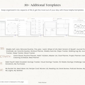 2024 Digital Planner, Dated Planner, 2024 Year Journal, Weekly Planner, Daily Planner, GoodNotes Planner, Notability Planner, iPad Planner image 9