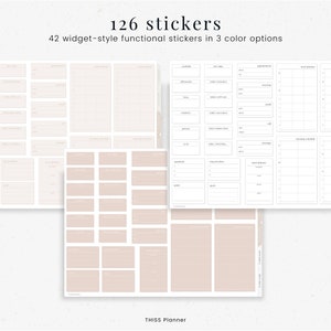 Puede incluir: Un conjunto de 126 pegatinas de planificador imprimibles en tres colores. Las pegatinas est&aacute;n dise&ntilde;adas para ser utilizadas en un planificador o diario. Las pegatinas son de estilo widget y son funcionales. Las pegatinas est&aacute;n dise&ntilde;adas para ayudarte a organizar tu vida.