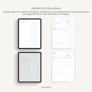 Undated Digital Planner for Digital Planning | Goodnotes Planner, iPad ...