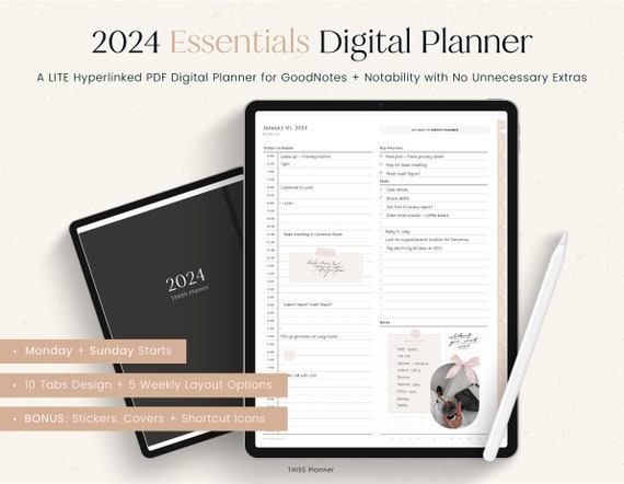 Digital Diary Digital Planner SPANISH Goodnotes Planning 