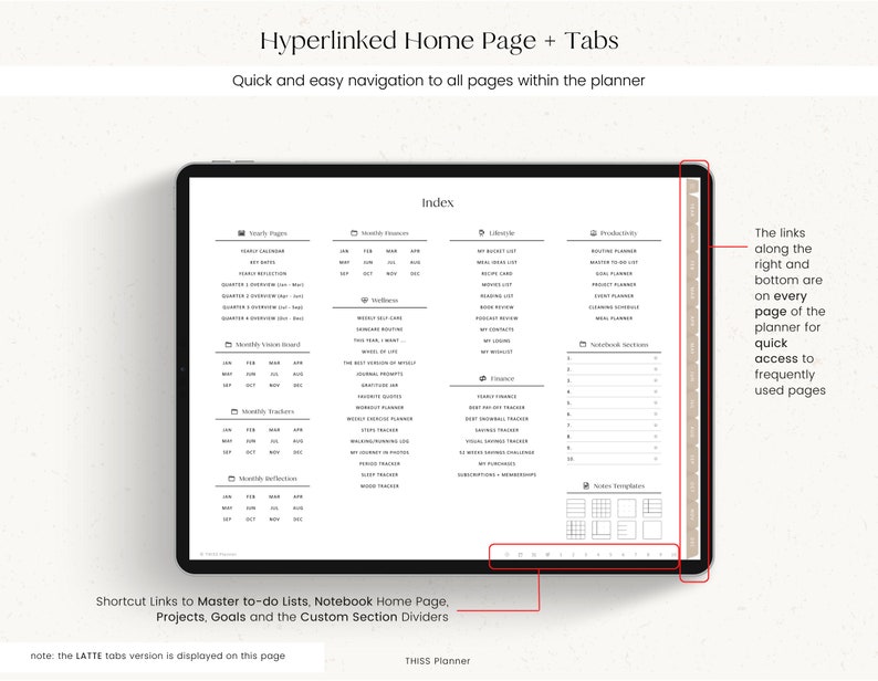 2024 Digital Planner, Dated Planner, 2024 Year Journal, Weekly Planner, Daily Planner, GoodNotes Planner, Notability Planner, iPad Planner image 3