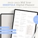 2022 2023 Digital Planner - Digital Planning, GoodNotes Planner, Notability Planner, Minimal Planner, iPad Planner, Dated Digital Planner