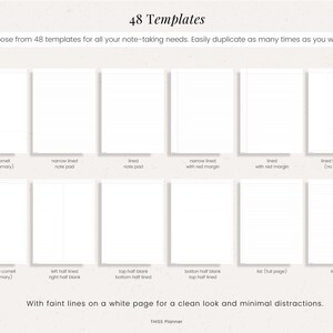 Digital Notebook 12 Hyperlinked Tabs for Goodnotes Notability - Digital ...