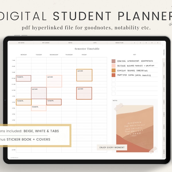 Student Planner Etsy UK