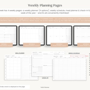 2024 Digital Planner, Dated Planner, 2024 Year Journal, Weekly Planner, Daily Planner, GoodNotes Planner, Notability Planner, iPad Planner image 6