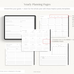 2024 Digital Planner, Dated Planner, 2024 Year Journal, Weekly Planner, Daily Planner, GoodNotes Planner, Notability Planner, iPad Planner image 4