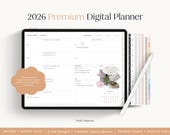 2026 Digital Planner, Dated Planner, 2026 Year Journal, Weekly Planner, Daily Planner, GoodNotes Planner, Notability Planner, iPad Planner