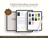 Digital Reading Journal | Reading Planner for iPad | GoodNotes Reading Tracker | Minimal Reading Journal | Notability Journal Book Journal