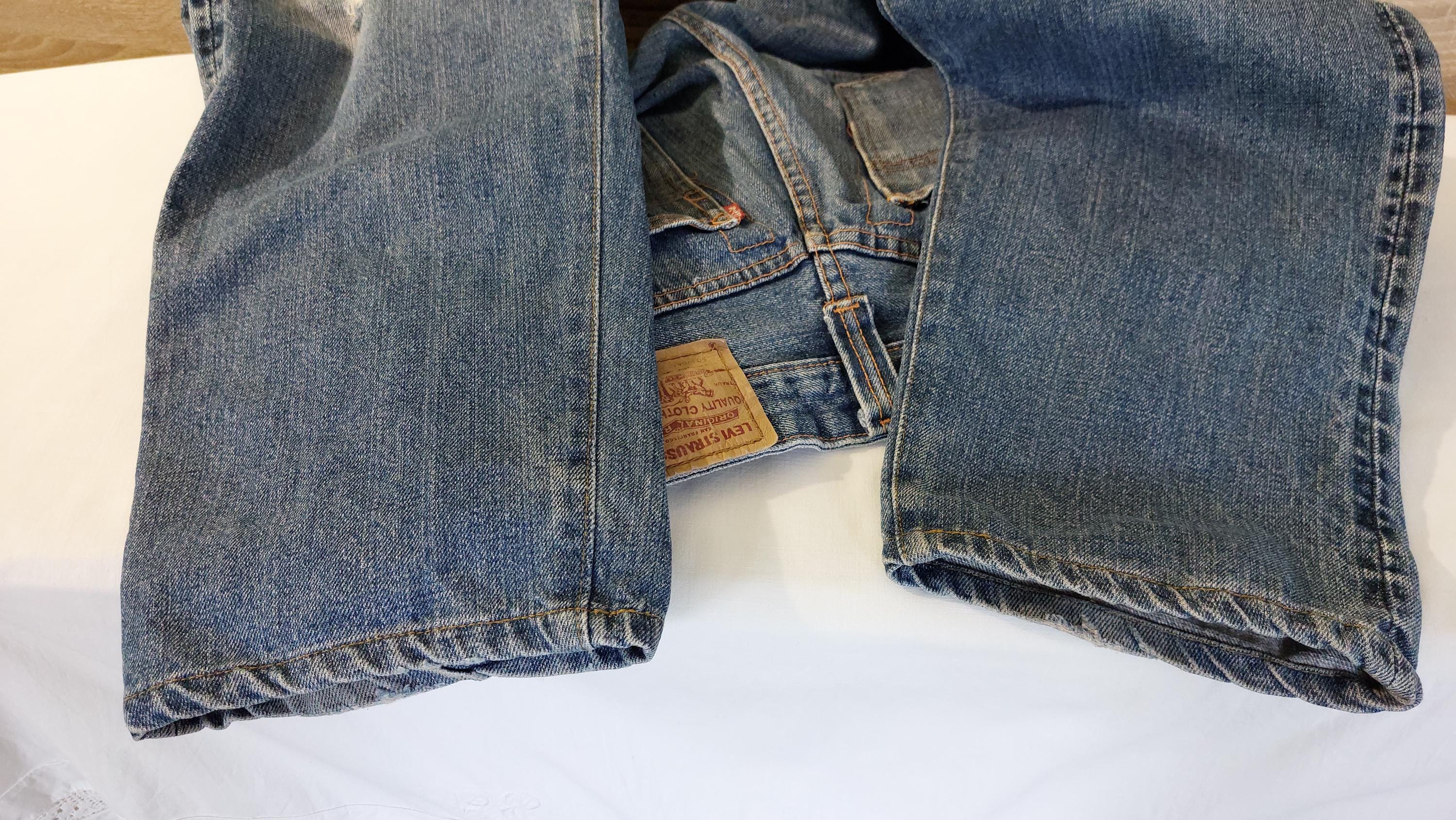 Vintage Levis 501 Jeans: 90s Big E Style, Made in USA, W36 L32 - Etsy