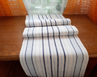 Vintage Woven Thick cotton fabric table runner , table topper, table dressing, table decor (10)