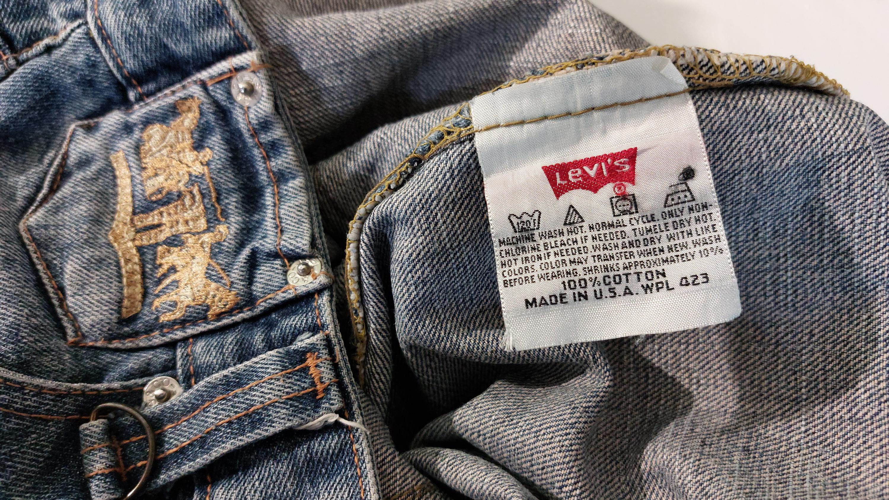 Vintage Levis 501 Jeans: 90s Big E Style, Made in USA, W36 L32 - Etsy