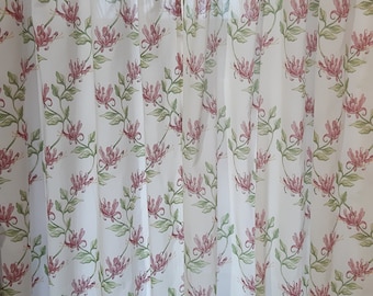 2 Pieces Floral Vintage curtains , Thin cotton Print room curtains, Curtains vintage , Curtains panels, Floral curtains , curtains (6)