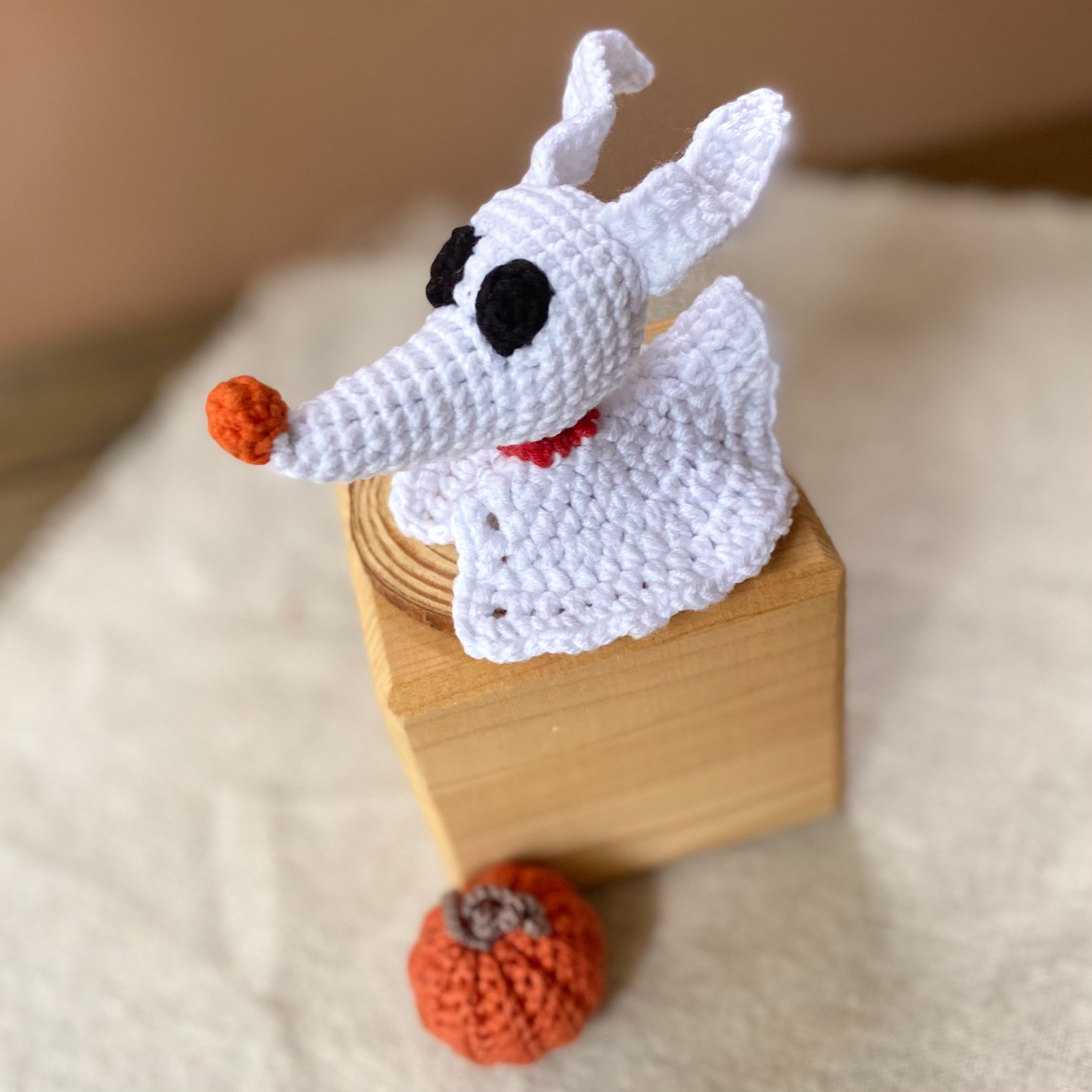 Zero crochet pattern. Dog Ghost pattern. Monster toy pattern. Etsy