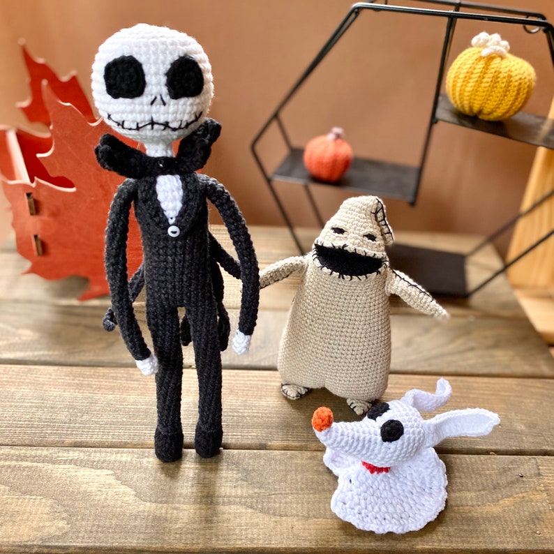 The Nightmare Before Christmas Crochet Pattern 3 in 1 Oogie Etsy