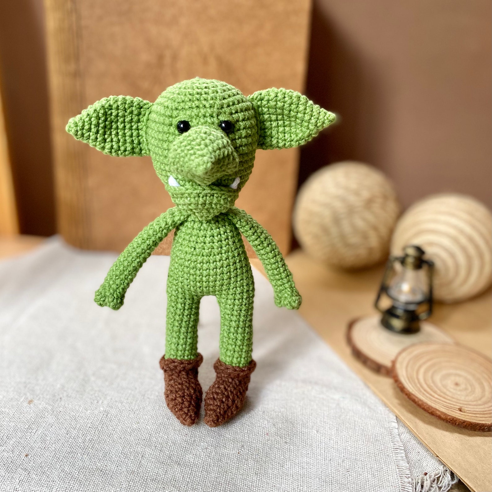 Goblin crochet pattern. Grot pattern. Monster toy pattern. Etsy