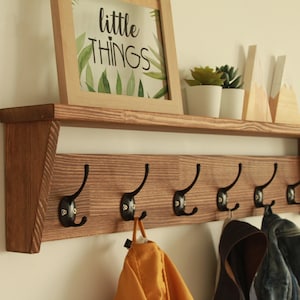 Coat rack, Coat storage with shelf for entryway, Hat Rack